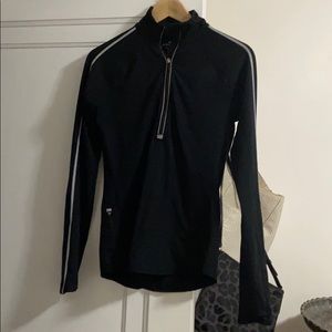 Black Athleta half-zp